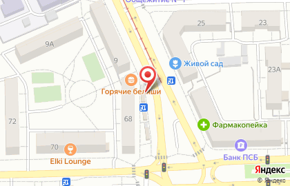 Павильон по продаже печатной продукции Роспечать на проспекте Мира, 68/1а на карте