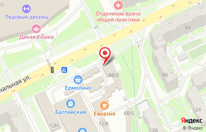 Зоомагазин Барбосик на Балтийской улице на карте