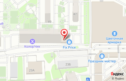 Супермаркет Магнит на улице Героев-Разведчиков на карте
