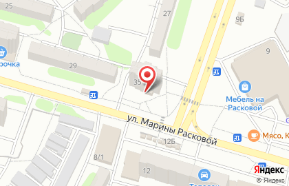 Салон красоты Креатив на улице Марины Расковой на карте