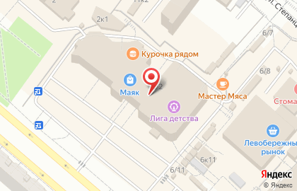 Магазин Соблазн на проспекте Комарова на карте
