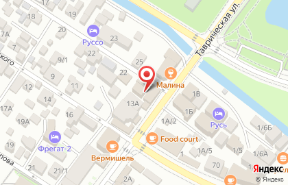 Продуктовый магазин на ул. Крамского, 13Б на карте