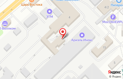 Торговая компания РусСталь на Дзержинском шоссе на карте