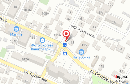 Магазин Продукты 24 часа на улице Жуковского на карте