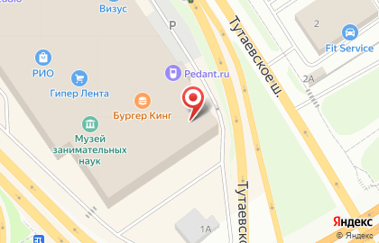 Международная сеть ресторанов быстрого питания Ташир пицца в Дзержинском районе на карте
