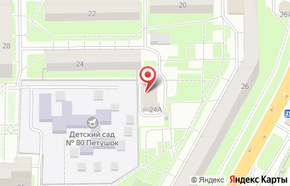 Бассейн Пересвет на карте