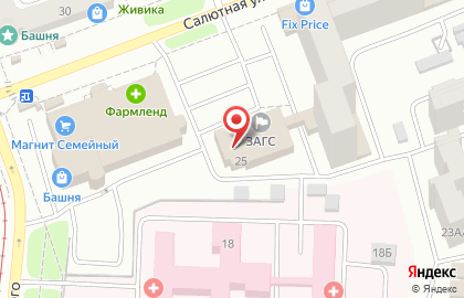 Юридическое бюро в Тракторозаводском районе на карте