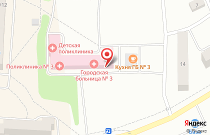 Поликлиника №3 в Иваново на карте