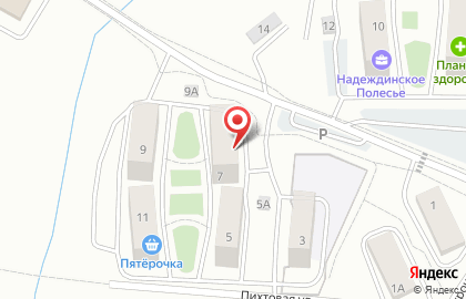 Мини-маркет Tiko на Приморской улице на карте