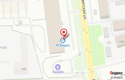 Магазин техники М.Видео на Советской улице на карте