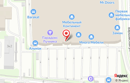 Мебельный салон INTERFORM studio на Варшавской улице на карте