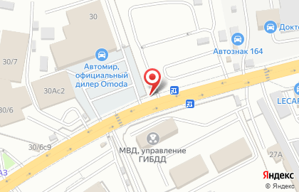 Шиномонтажная мастерская в Кировском районе на карте