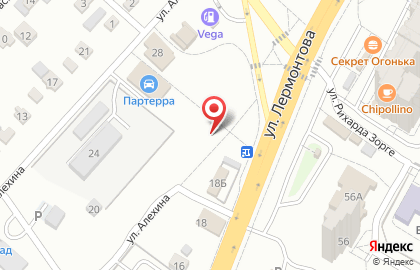 Шиномонтажная мастерская в Краснооктябрьском районе на карте