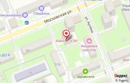 Адвокат Гаврилова Е.В. на карте