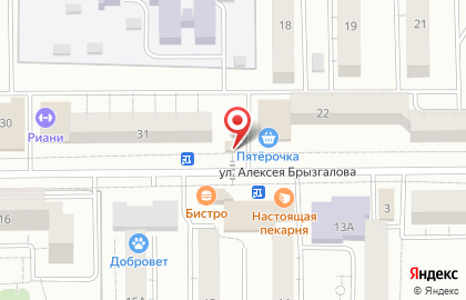 Магазин овощей и фруктов на улице 4-го микрорайона на карте