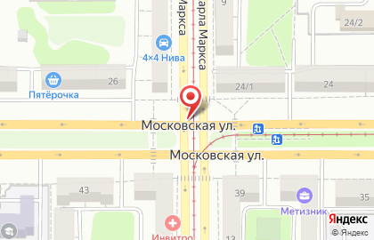 Диетологический кабинет на Московской улице на карте