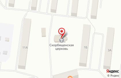 Церковь иконы Божией Матери Всех скорбящих Радость в г. Канаше на карте