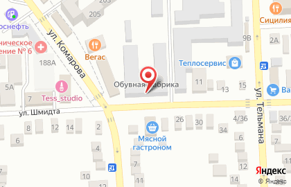 Киоск и магазин по продаже кондитерских изделий Марина в Ростове-на-Дону на карте