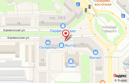 Ателье по пошиву одежды в Екатеринбурге на карте