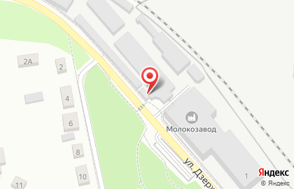 Магазин и киоск Чебаркульский молочный завод на улице Дзержинского на карте