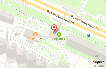 Супермаркет здорового питания ВкусВилл на Рязанском проспекте на карте