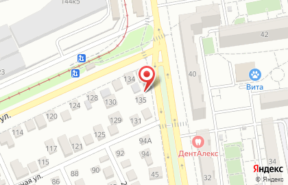 Шиномонтажная мастерская на Симферопольской улице на карте