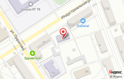 Детский сад №246 на Индустриальной улице на карте