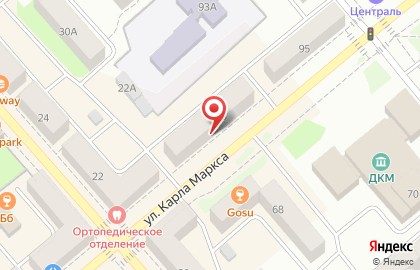 Торгово-монтажная компания Русское TV на улице К.Маркса на карте
