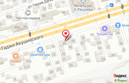 Ателье в Махачкале на карте