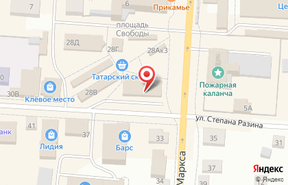 Ателье по пошиву одежды Осминожки на карте