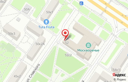 Библиотека Москворечье на карте