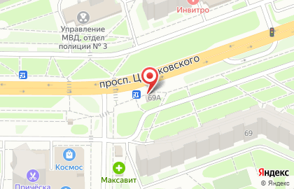 Студия по продаже и доставке шаров Фиеста на проспекте Циолковского на карте