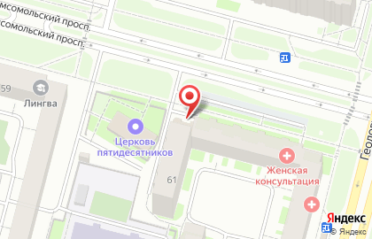 Служба доставки Донна Пицца на карте