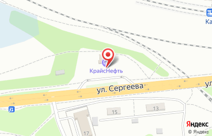 АЗС КрайсНефть в Свердловском районе на карте