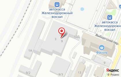 Столовая в Выборгском переулке, 9 на карте