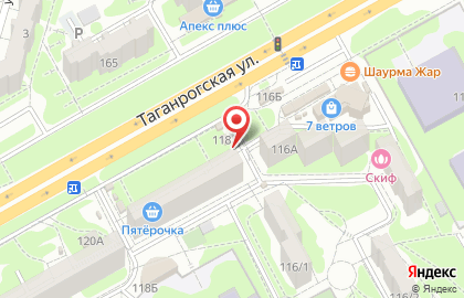 Кондитерская Золотой колос на Таганрогской улице на карте