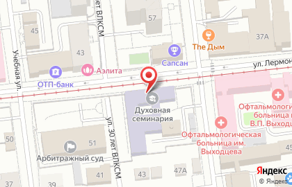 Храм в честь святого апостола Иоанна Богослова на карте