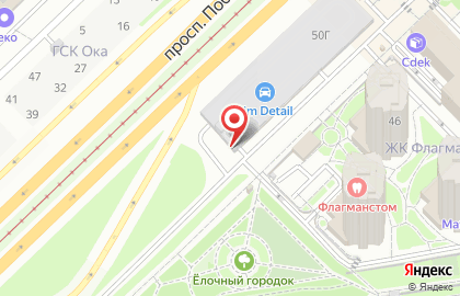 Перехватывающая парковка на карте