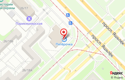Дискаунтер Пятёрочка на Московском проспекте на карте