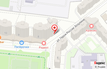 Парикмахерская Комильфо в Московском микрорайоне на карте