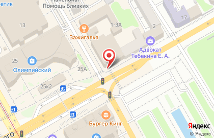 Автошкола Светофор в Центральном районе на карте