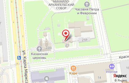 Центральная диспетчерская служба на Красногеройской улице на карте