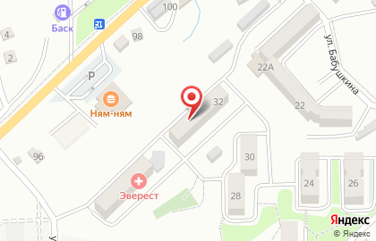 Магазин разливного пива Beer_fish_food на улице Бабушкина на карте
