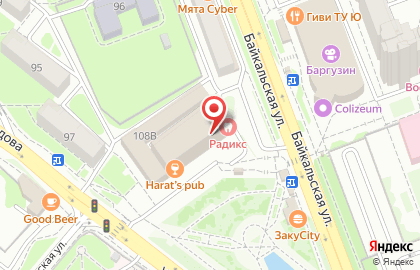 Торгово-монтажная компания на Байкальской улице на карте