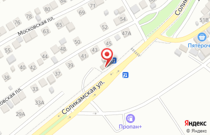 Магазин разливного пива на Соликамской улице на карте