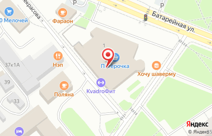 Аптека А-Мега в Выборге на Батарейной улице на карте