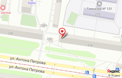 Парикмахерская Идиллия на улице Антона Петрова на карте