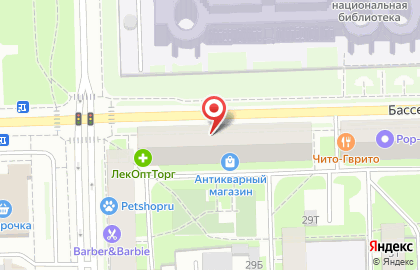Мини-отель 101 Остров в Московском районе на карте