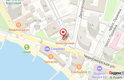 Кайрос на Черноморской улице на карте