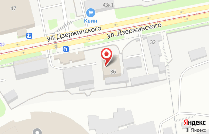 Производственно-торговая фирма Производственно-торговая фирма на улице Дзержинского на карте